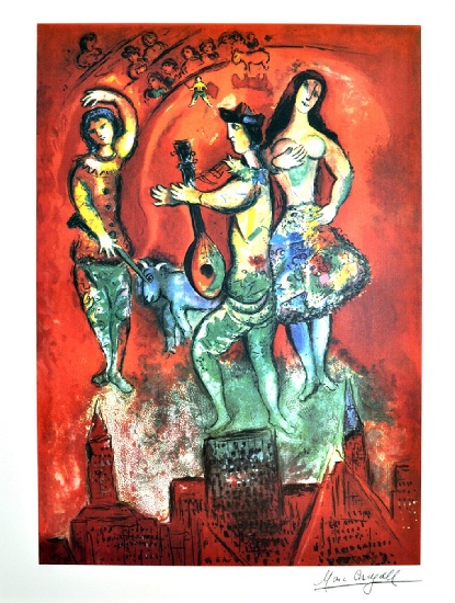 MARC CHAGALL (After) Carmen Lithograph, I73 of 500