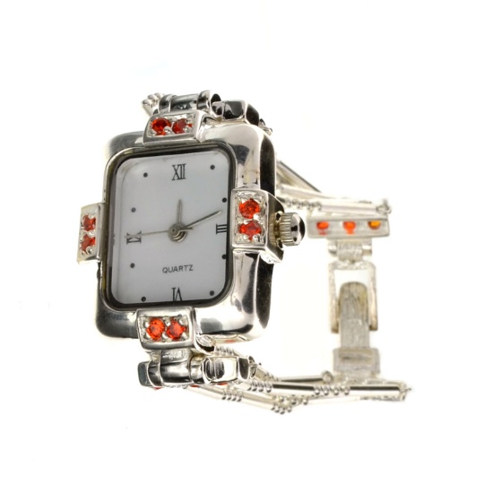Exquisite Ladies Solid Sterling Silver Watch