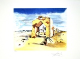 SALVADOR DALI Paranoic Village Print, 120 of 500