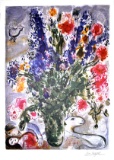 MARC CHAGALL Les Lupins Bleu Print, 143 of 500