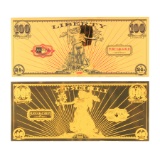 2020 1/10 Gram Aurum Liberty Excellent 24K Gold Note - Great Investment -
