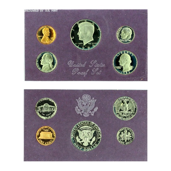 Rare 1986 U.S. Proof Coin Set Great Investment
