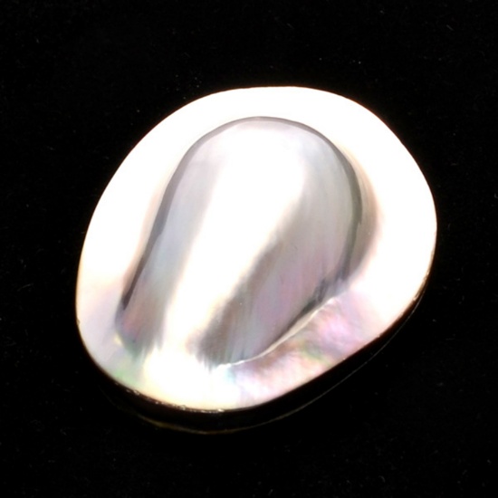 APP: 0.5k Natural Form Mabe Pearl Gemstone