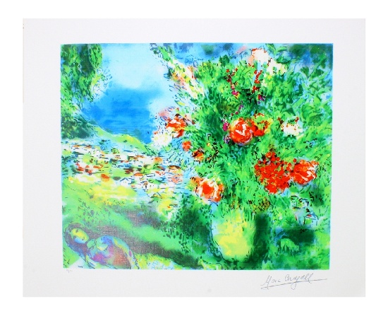 MARC CHAGALL Paysage Print, 32 of 500
