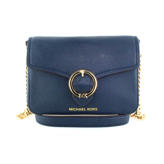 Gorgeous Brand New Never Used MICHAEL KORS "WANDA NAVY" SM XBODY Leather. Tag Price $298.00