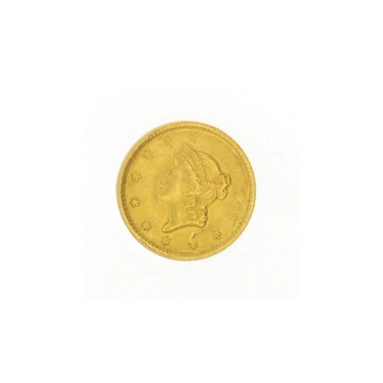 Very Rare 1851 $1 U.S. Liberty Head Gold Coin Great Investment