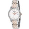 Tissot Women's Tradition Round Stainless Steel Case White Dial Mineral Push/Pull Quartz Watch