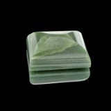 APP: 0.8k 100.94CT Rectangular Cut Cabochon Nephrite Jade Gemstone