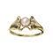 APP: 1k Fine Jewelry 10kt. Yellow/White Gold Round Cut Akoya Pearl And Diamond Ring