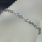 *Fine Jewelry 14KT. White Gold, 0.26CT Round Brilliant Cut Diamond Bracelet (VGN A-308) (Vault V)