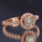 *Fine Jewelry 14KT.T Rose Gold, 0.91CT Round Brilliant Cut Diamond Ring (VGN A-201) (Vault V)
