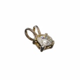 APP: 1.6k Fine Jewelry 0.49CT Round Cut Diamond Pendant