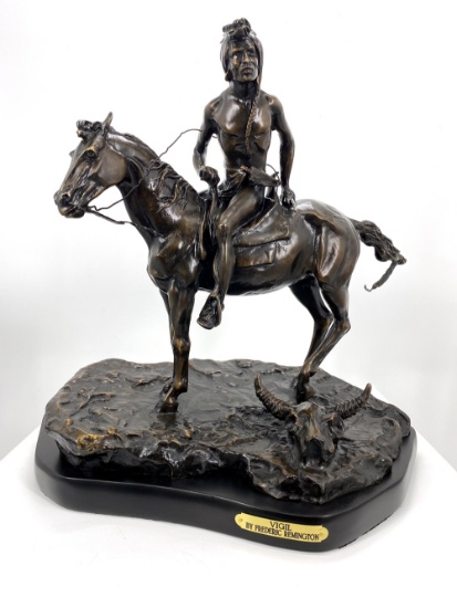 *Very Rare Large Vigil Bronze by Frederic Remington 21'''' x 18'''' - Great Investment - (SKU-AS)