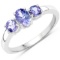 Gorgeous Sterling Silver 0.40CT Tanzanite Ring App. $2,005 - Great Investment - Lovely Piece!