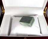 APP: 0.5k 491.00CT Rectangle Cut Green Guatemala Jade Gemstone