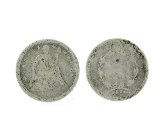 Very Rare XXXX Liberty Seated Type Half Dime Coin