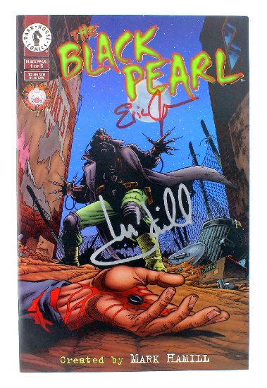 Very Rare Original Autograph By Mark Hamill From Star Wars Black Pearl Comic Book" Authenticity By G