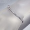 *Fine Jewelry 14KT. White Gold, 7.00CT Round Brilliant Cut Diamond Bracelet (VGN A-43) (Vault V)