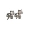 APP: 0.9k 14 kt. White Gold, 0.25CT Round Cut Stud Diamond Earrings