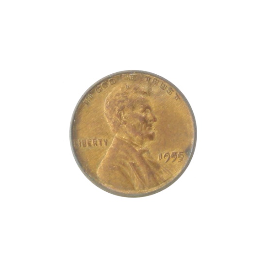 Extremely Rare 1955/55 Double Die Lincoln Cent Coin