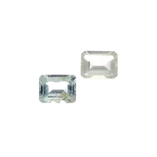 APP: 1.4k 3.62CT Rectangular Cut Aquamarine Parcel