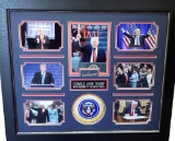*Rare Donald Trump Museum Framed Collage - Plate Signed