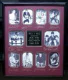 *Rare Rock & Roll Legends Museum Framed Collage - Plate Signed