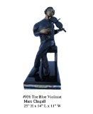 *Rare Limited Edition Numbered Bronze Chagall ''''The Blue Violinist'''' 25'''' H x 14'''' L x 11'''