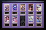 *Rare L.A. Laker Legends Museum Framed Collage - Plate Signed