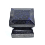 APP: 4.3k 1,737.80CT Rectangular Step Cut Blue Sapphire Gemstone