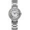Cartier Women's Ballon Bleu Diamond Round Stainless Steel Case White Dial Sapphire Push/Pull Quartz