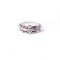 APP: 1.1k Fine Jewelry 0.75CT Ruby And Topaz Platinum Over Sterling Silver Ring