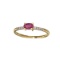 APP: 0.6k Fine Jewelry 14KT. Gold, 0.26CT Ruby And Diamond Ring