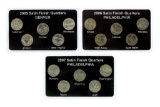 2005-2007 U.S. Rare P and D mint State Quarters Coins Set