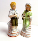 Good Morning & Night Pair 10in Figurines
