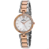 Mathey Tissot Women's Classic Round Stainless Steel Case Silver Dial Sapphire Push/Pull Quartz Watch