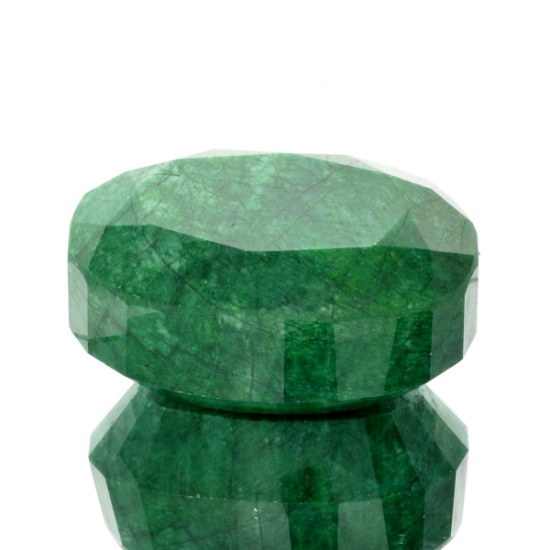 APP: 7.6k 3,047.55CT Oval Cut Green Beryl Emerald Gemstone