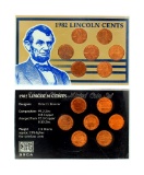1982 U.S. Lincoln (7pc) Coin Collection