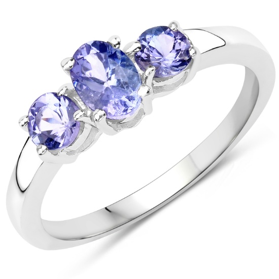 Gorgeous Sterling Silver 0.40CT Tanzanite Ring App. $2,005 - Great Investment - Lovely Piece!