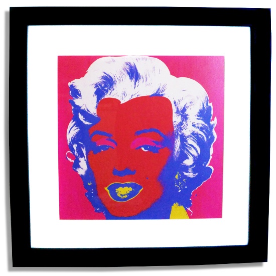 Andy Warhol (After) Museum Framed Marilyn Monroe Sunday B Print