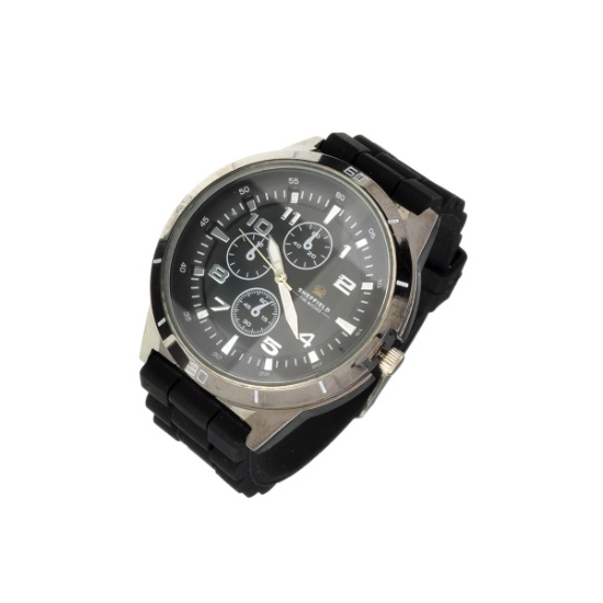 Sheffield Men's Sports Watch With Black Band