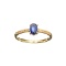 APP: 0.7k Fine Jewelry Designer Sebastian 14KT. Gold, 0.66CT Blue Sapphire And Diamond Ring