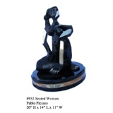 *Rare Limited Edition Numbered Bronze Picasso ''''Seated Woman'''' 20'''' H x 14'''' L x 11'''' W -G