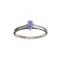 APP: 0.5k Fine Jewelry Designer Sebastian 0.20CT Pear Cut Tanzanite And Sterling Silver Ring