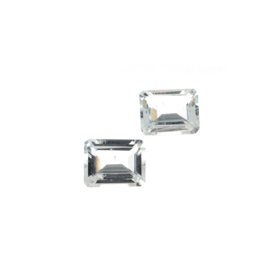 APP: 1.5k 3.81CT Rectangular Cut Aquamarine Parcel