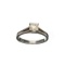 APP: 2k 14KT. White Gold, 0.50CT Round Cut Diamond Ring