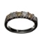 Designer Sebastian 1.00CT Round Cut Swiss Cubic Zirconia And Platinum Over Sterling Silver Ring