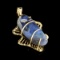 APP: 5.2k 14KT. Gold, Multi-Colored Fine Boulder Opal And Diamond Pendant