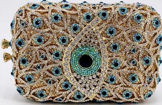 *Rare Exquisite Swarovski Crystal Element Handbag by Christal Couture -The Majestic Amulet - Great I