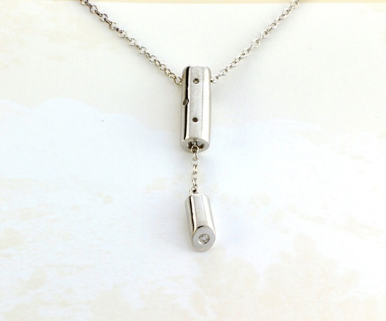 ''The New Genesis'' Diamond and Sterling Silver Necklace
